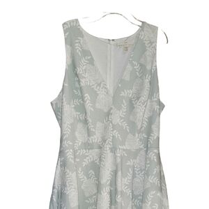 Dress the Population Women's mint floral sleeveless knee length dress XL
